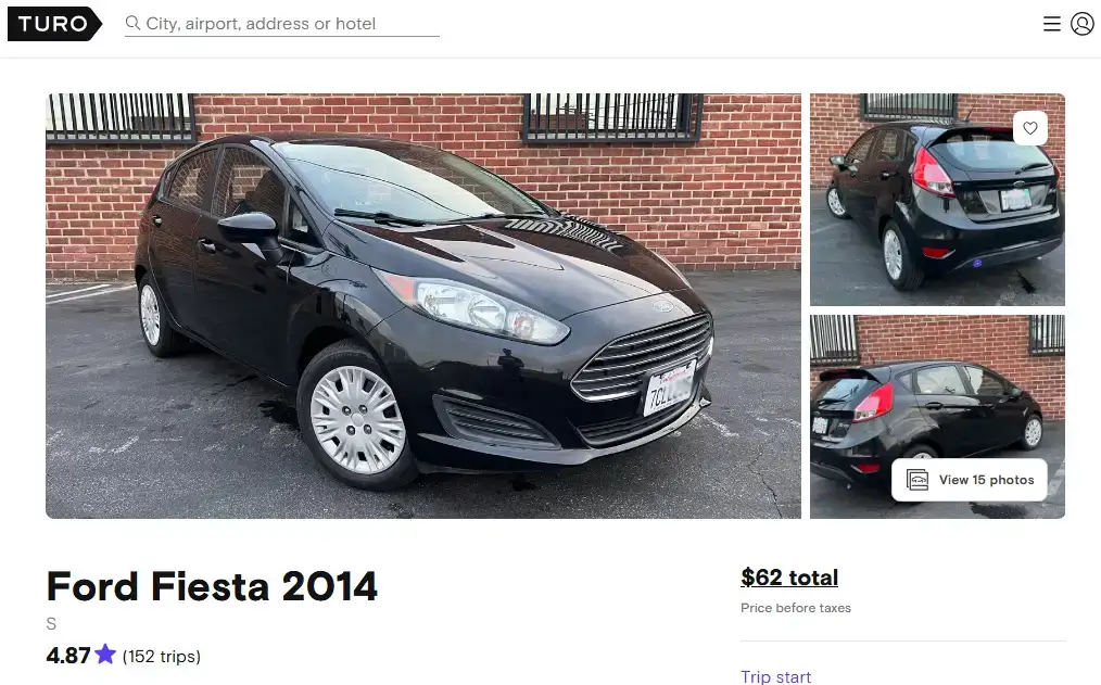 sharp pro image of listed car
