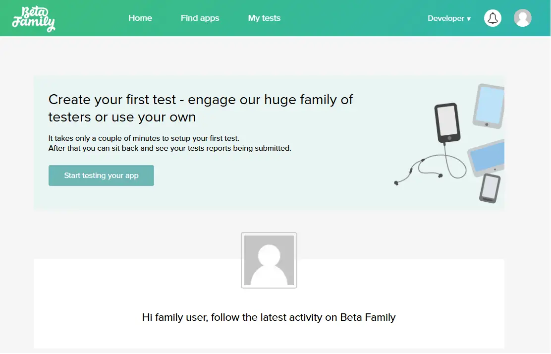 BetaFamily app screenshot 01