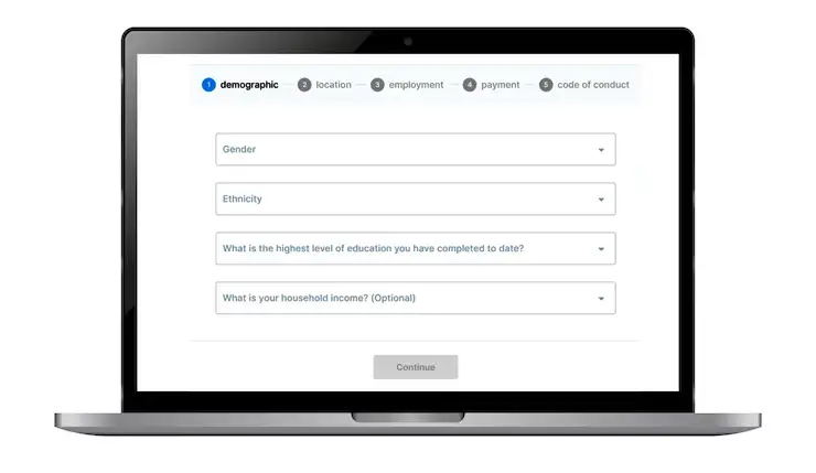 Make Money Online Fast with Respondent-io demographic screenshot-04
