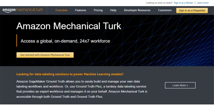 Amazon Mechanical Turk (MTurk) Classic Microtasks for Flexible Earnings