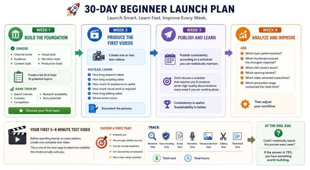 30-Day Beginner Launch Plan